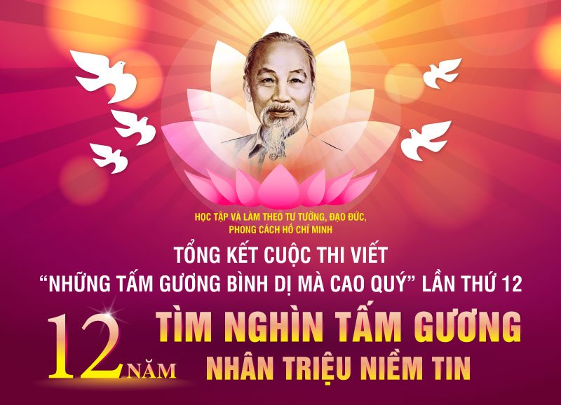 12 năm tìm nghìn tấm gương, nhân triệu niềm tin